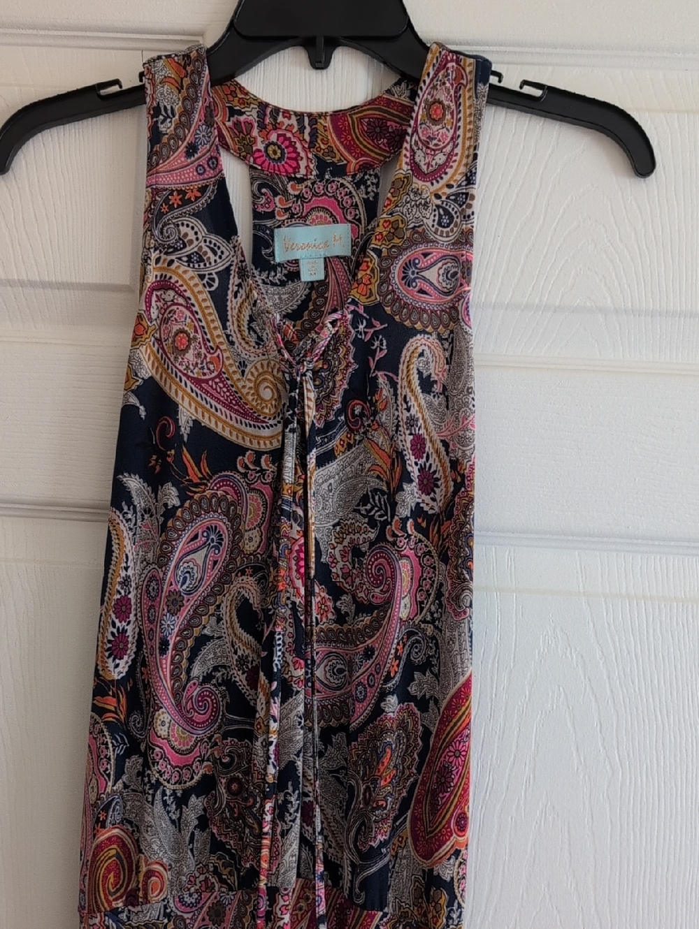 Paisley Racerback Maxi Dress